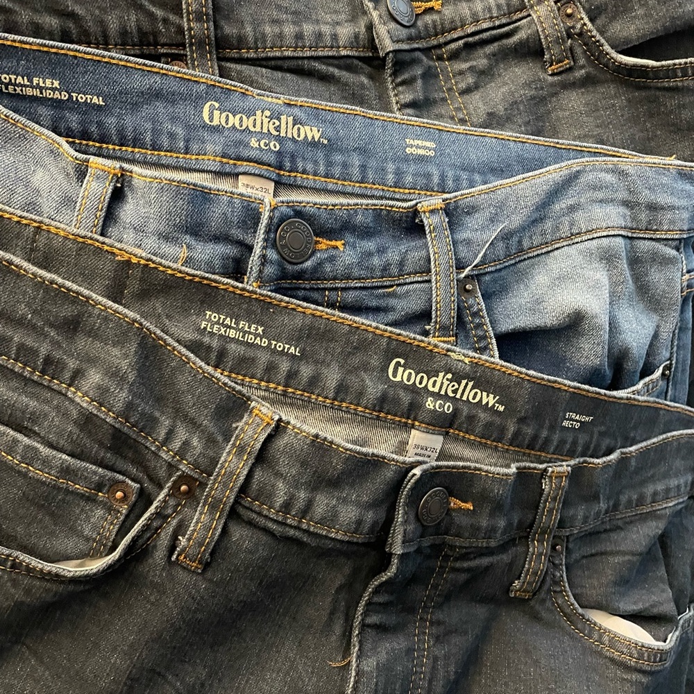 Goodfellow & co mens jeans three pairs